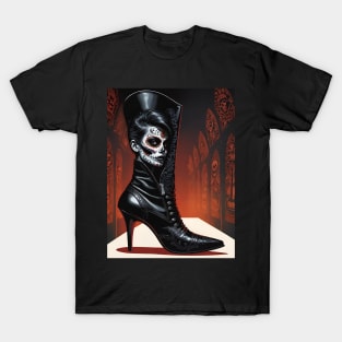 Stiletto Boots - Dia De Los Muertos T-Shirt